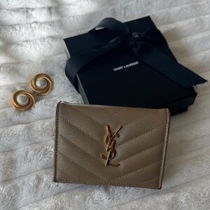 Saint Laurent Beige wallet